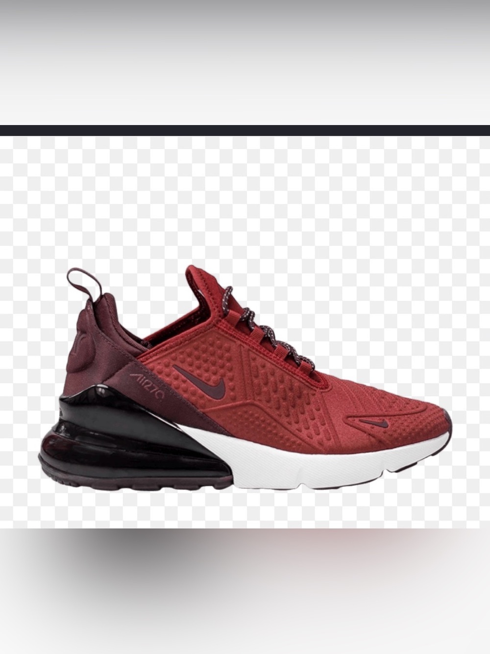 Nike Air Max 270 SE GS 'Dark Red' AJ7372-600
